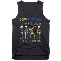 Down Syndrome Its A Different Ability Funny Down Syndrome Tank Top