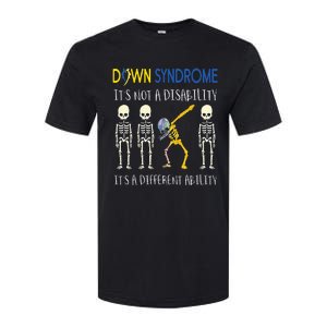 Down Syndrome Its A Different Ability Funny Down Syndrome Softstyle CVC T-Shirt