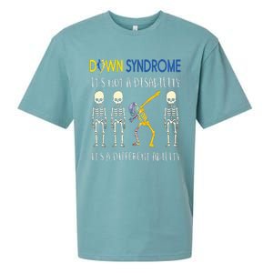 Down Syndrome Its A Different Ability Funny Down Syndrome Sueded Cloud Jersey T-Shirt