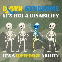Down Syndrome Its Not A Disability Its A Different Ability Legacy Tie Dye Trucker Hat