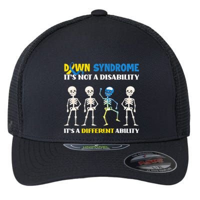 Down Syndrome Its Not A Disability Its A Different Ability Flexfit Unipanel Trucker Cap