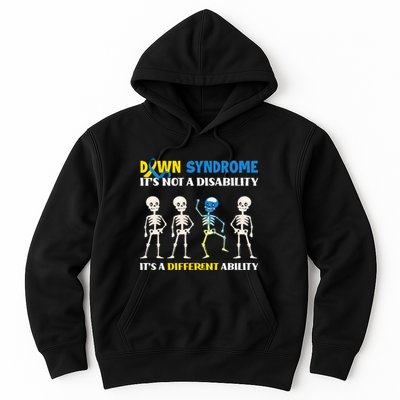 Down Syndrome Its Not A Disability Its A Different Ability Hoodie