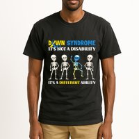 Down Syndrome Its Not A Disability Its A Different Ability Tall T-Shirt