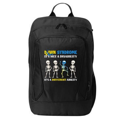 Down Syndrome Its Not A Disability Its A Different Ability City Backpack
