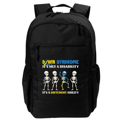 Down Syndrome Its Not A Disability Its A Different Ability Backpack