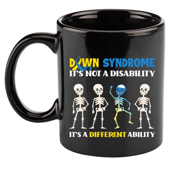 Down Syndrome Its Not A Disability Its A Different Ability 11oz C Handle Ceramic Mug