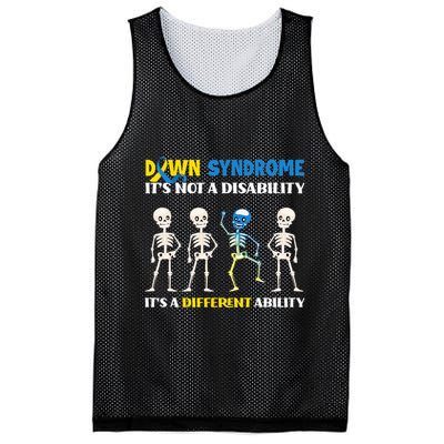 Down Syndrome Its Not A Disability Its A Different Ability Mesh Reversible Basketball Jersey Tank