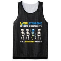 Down Syndrome Its Not A Disability Its A Different Ability Mesh Reversible Basketball Jersey Tank