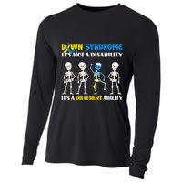 Down Syndrome Its Not A Disability Its A Different Ability Cooling Performance Long Sleeve Crew