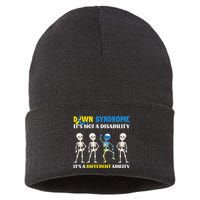 Down Syndrome Its Not A Disability Its A Different Ability Sustainable Knit Beanie
