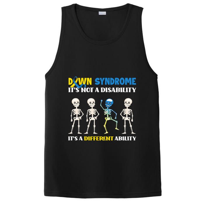 Down Syndrome Its Not A Disability Its A Different Ability PosiCharge Competitor Tank
