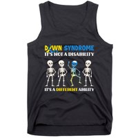 Down Syndrome Its Not A Disability Its A Different Ability Tank Top