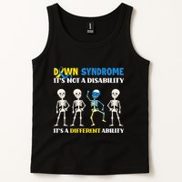 Down Syndrome Its Not A Disability Its A Different Ability Tank Top