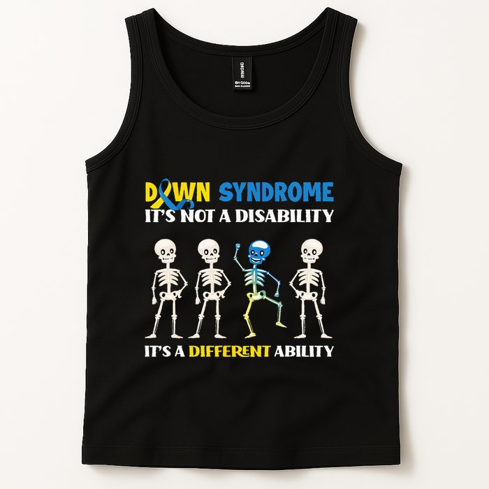 Down Syndrome Its Not A Disability Its A Different Ability Tank Top