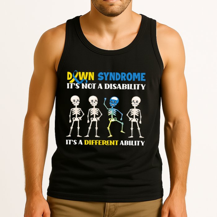 Down Syndrome Its Not A Disability Its A Different Ability Tank Top