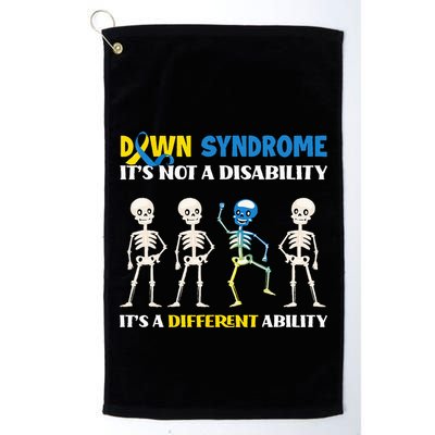 Down Syndrome Its Not A Disability Its A Different Ability Golf Towel