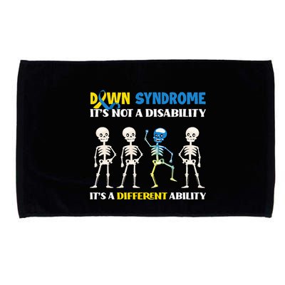 Down Syndrome Its Not A Disability Its A Different Ability Microfiber Hand Towel