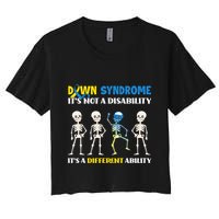 Down Syndrome Its Not A Disability Its A Different Ability Crop Top