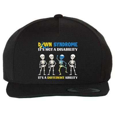 Down Syndrome Its Not A Disability Its A Different Ability Wool Snapback Cap