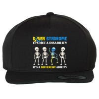 Down Syndrome Its Not A Disability Its A Different Ability Wool Snapback Cap