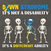 Down Syndrome Its Not A Disability Its A Different Ability Cotton Canvas Backpack