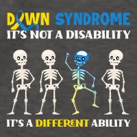 Down Syndrome Its Not A Disability Its A Different Ability Vector Backpack