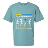 Down Syndrome Its Not A Disability Its A Different Ability Sueded Cloud Jersey T-Shirt