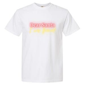 Dear Santa I Was Framed! Meaningful Gift Garment-Dyed Heavyweight T-Shirt