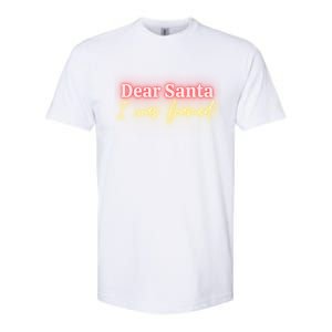 Dear Santa I Was Framed! Meaningful Gift Softstyle CVC T-Shirt