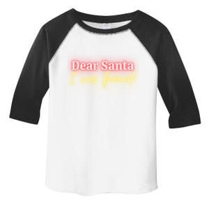 Dear Santa I Was Framed! Meaningful Gift Toddler Fine Jersey T-Shirt