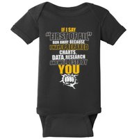 Debate Speech If I Say First Of All Debater Speaker Baby Bodysuit
