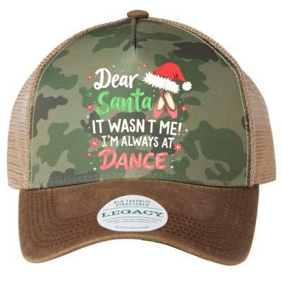 Dear Santa It WasnT Me IM Always At Dance Ballet Christmas Legacy Tie Dye Trucker Hat