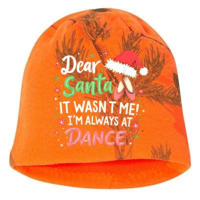 Dear Santa It WasnT Me IM Always At Dance Ballet Christmas Kati - Camo Knit Beanie