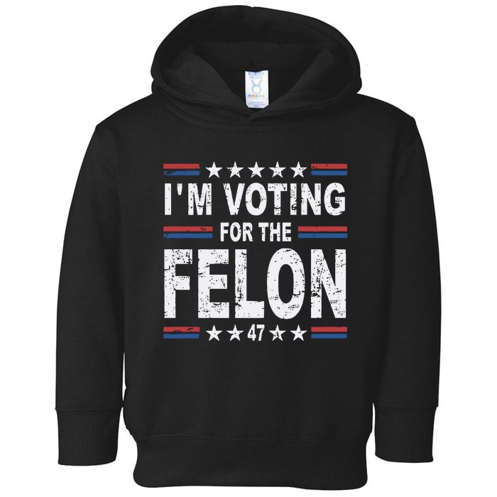 Dylan Scott I’M Voting For The Felon Toddler Hoodie