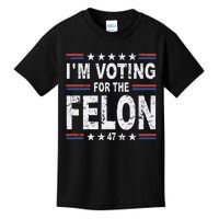 Dylan Scott I’M Voting For The Felon Kids T-Shirt