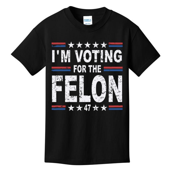 Dylan Scott I’M Voting For The Felon Kids T-Shirt