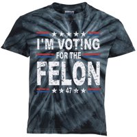 Dylan Scott I’M Voting For The Felon Kids Tie-Dye T-Shirt