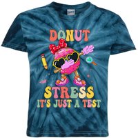 Donut Stress ItS Just A Test Donut Testing Day Teachers Kids Tie-Dye T-Shirt