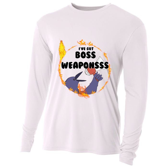Dark Souls Ive Got Boss Weapons Cooling Performance Long Sleeve Crew