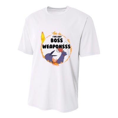 Dark Souls Ive Got Boss Weapons Youth Performance Sprint T-Shirt