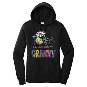 Daisy Sunflower I Love Being Called Granny gift Mother's Day Women's Pullover Hoodie