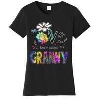 Daisy Sunflower I Love Being Called Granny gift Mother's Day Women's T-Shirt