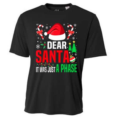 Dear Santa It Was A Phase Family Christmas Pajama Funny Xmas Tank Top Cooling Performance Crew T-Shirt