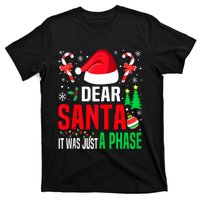 Dear Santa It Was A Phase Family Christmas Pajama Funny Xmas Tank Top T-Shirt