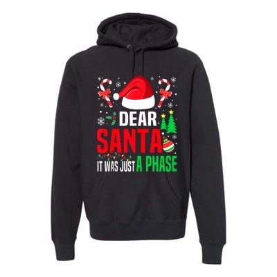 Dear Santa It Was A Phase Family Christmas Pajama Funny Xmas Tank Top Premium Hoodie