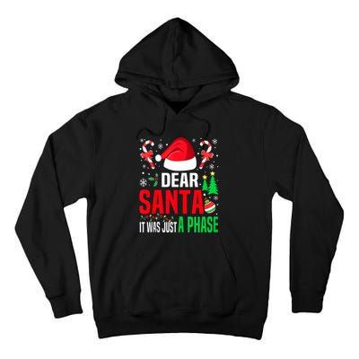 Dear Santa It Was A Phase Family Christmas Pajama Funny Xmas Tank Top Tall Hoodie