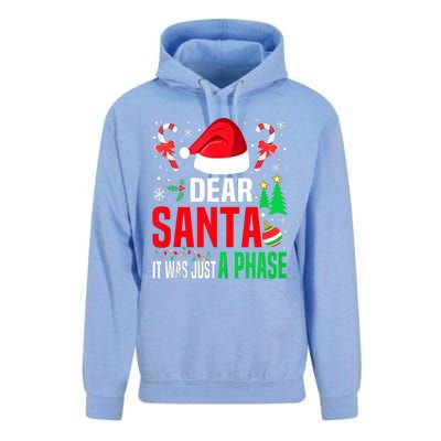 Dear Santa It Was A Phase Family Christmas Pajama Funny Xmas Tank Top Unisex Surf Hoodie