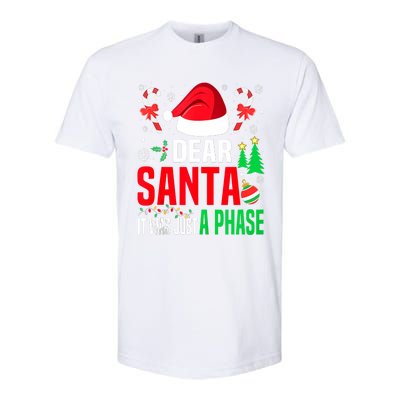 Dear Santa It Was A Phase Family Christmas Pajama Funny Xmas Tank Top Softstyle CVC T-Shirt