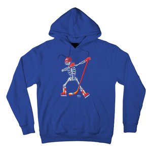 Dabbing Skeleton Ice Hockey Halloween Costume Cute Gift Hoodie