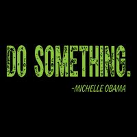 Do Something In Green Brat Michelle Obama Do Something Bucket Hat